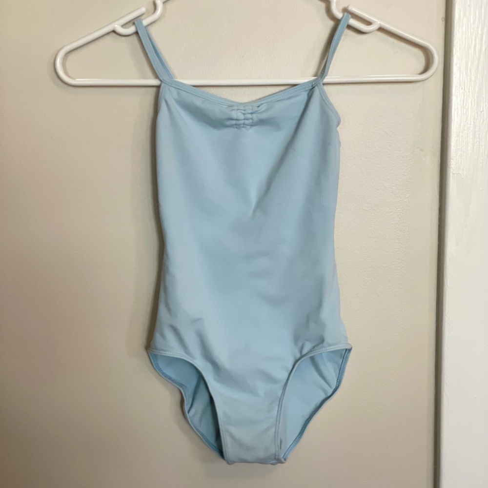 So Danca D-374 pinch front camisole leotard YJR Light Blue